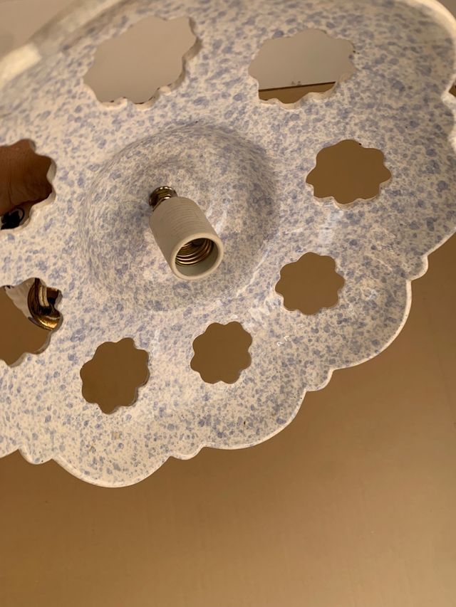 Lámpara de porcelana