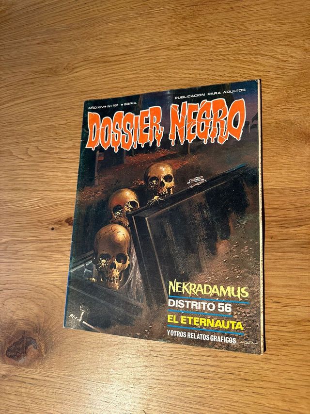 5 comic Dossier negro