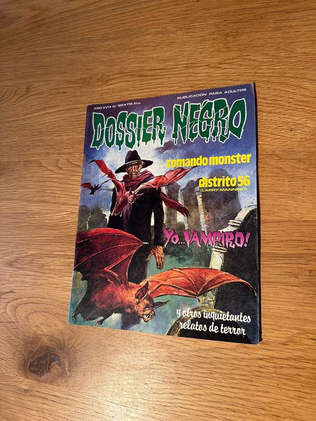 5 comic Dossier negro