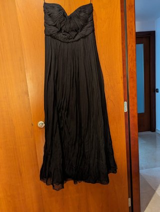 Vestido de fiesta Palabra de Honor Negro