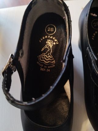 Zapatos de flamenco niña