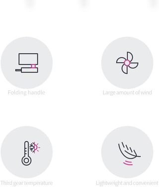 Secador de pelo para viaje estilo Dyson