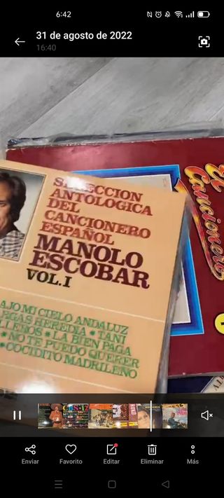 Lote vinilos tres estilos música