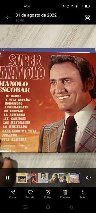 Lote vinilos tres estilos música