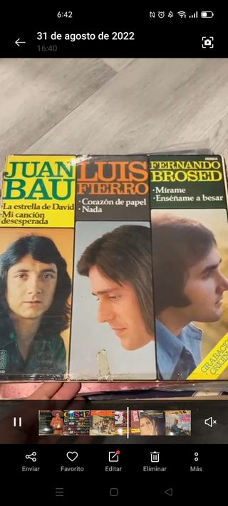Lote vinilos tres estilos música