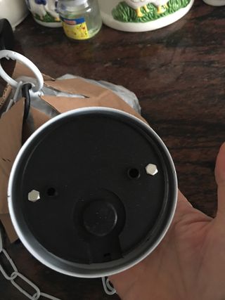 Farol blanco 6 caras para colgar