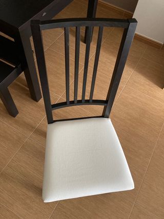 Mesa comedor extensible+3 sillas+banco NUEVO