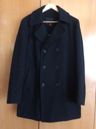 Abrigo lana hombre Zara talla M