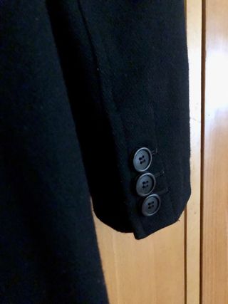 Abrigo lana hombre Zara talla M