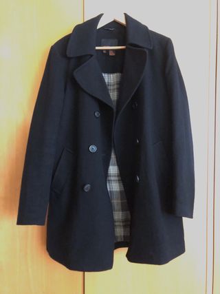 Abrigo lana hombre Zara talla M