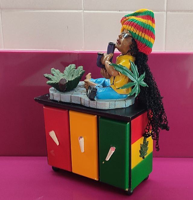 Cajita joyero rastafari.