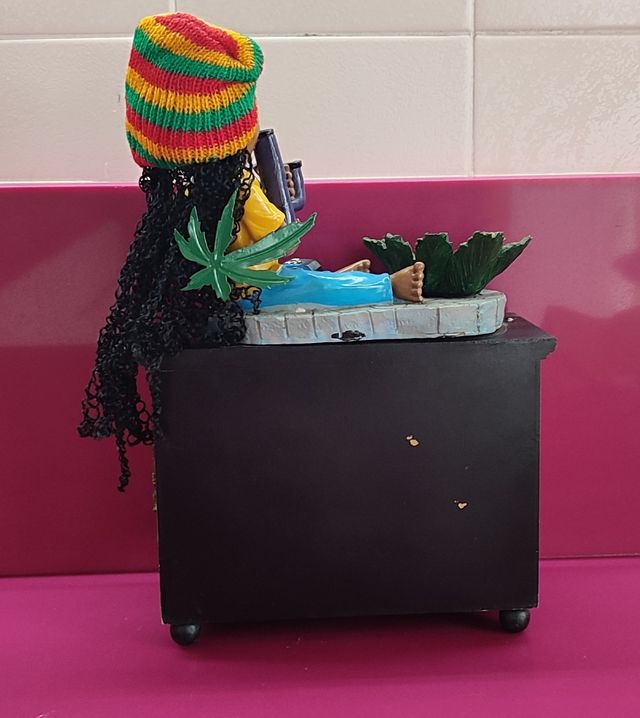 Cajita joyero rastafari.