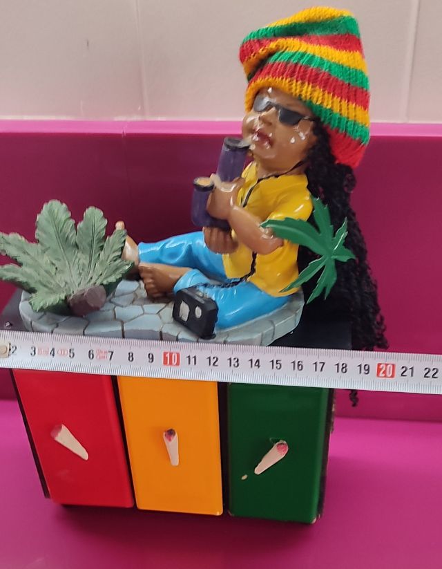 Cajita joyero rastafari.