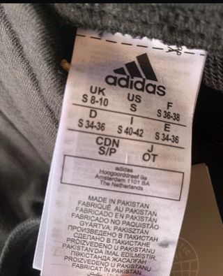 Adidas pantalón original nuevo con etiquetas S XS