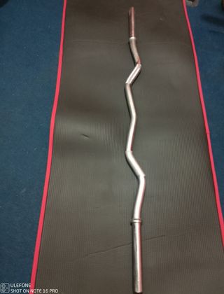 Barra Z pesas musculación 