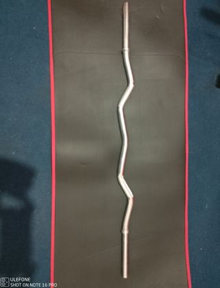 Barra Z pesas musculación 