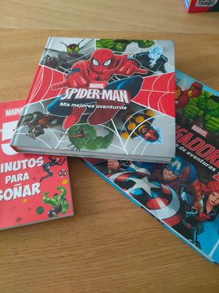 Tres libros de Marvel