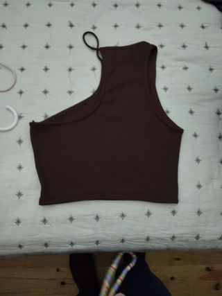 Top simétrico Bershka