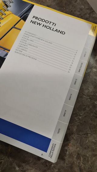 Catalogo Ricambi NewHolland Mietitrebbie