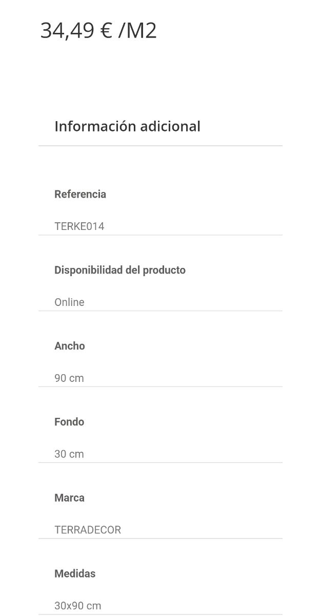 Baldosa de pared nueva