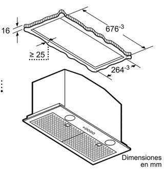 Campana extractora Balay 3BF277EX