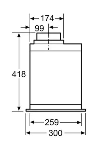 Campana extractora Balay 3BF277EX