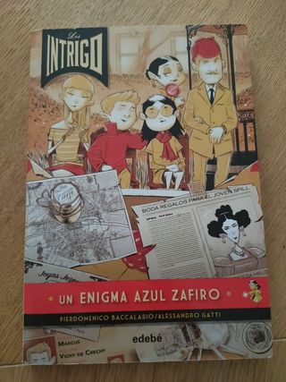 Libro " un enigma azul zafiro"