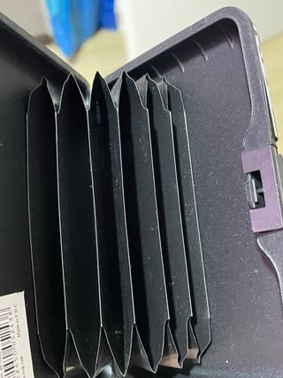 cartera plastico targetas