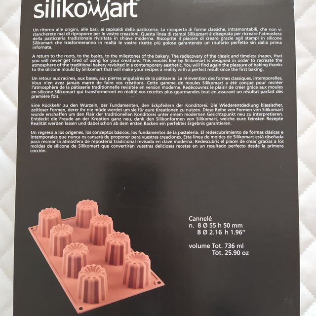 Stampo in silicone Cannelé