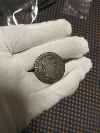 🪙 Moneda 8 maravedis 1833 Fernando VII