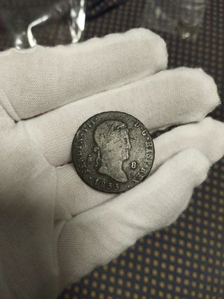🪙 Moneda 8 maravedis 1833 Fernando VII