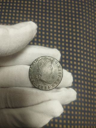 🪙 Moneda 8 maravedis 1825 Fernando VII