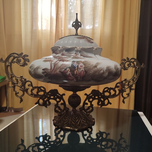 Adorno mesa centro antiguo