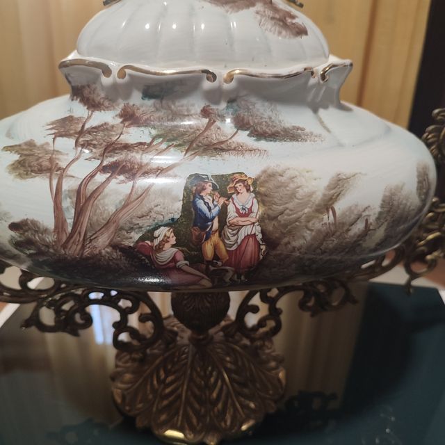 Adorno mesa centro antiguo