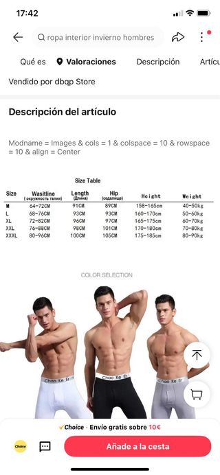 pantalon térmico para hombre