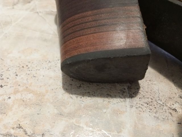 Botines imitación piel marron