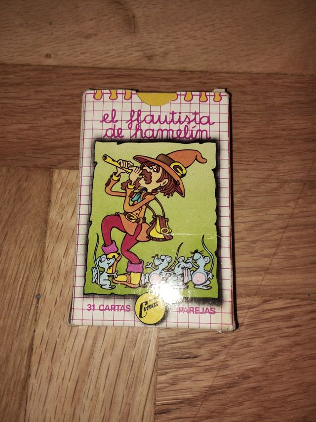 BARAJA DE CARTAS INFANTIL EL FLAUTISTA DE HAMELIN