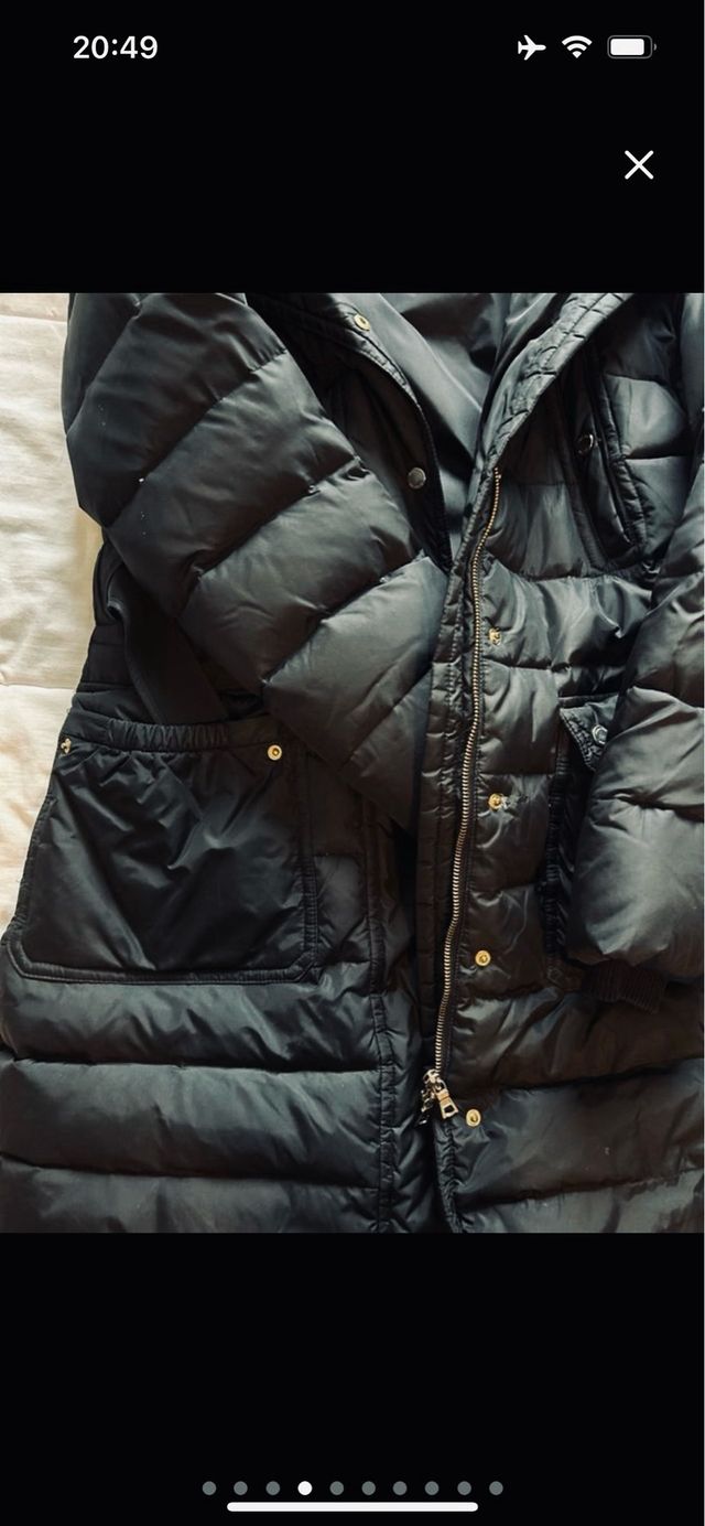 plumas negro Massimo Dutti