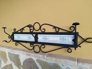 Antiguo Perchero Forja Artesanal