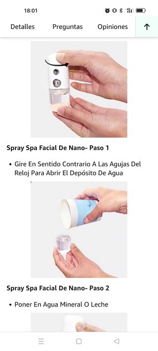 Humidificador facial