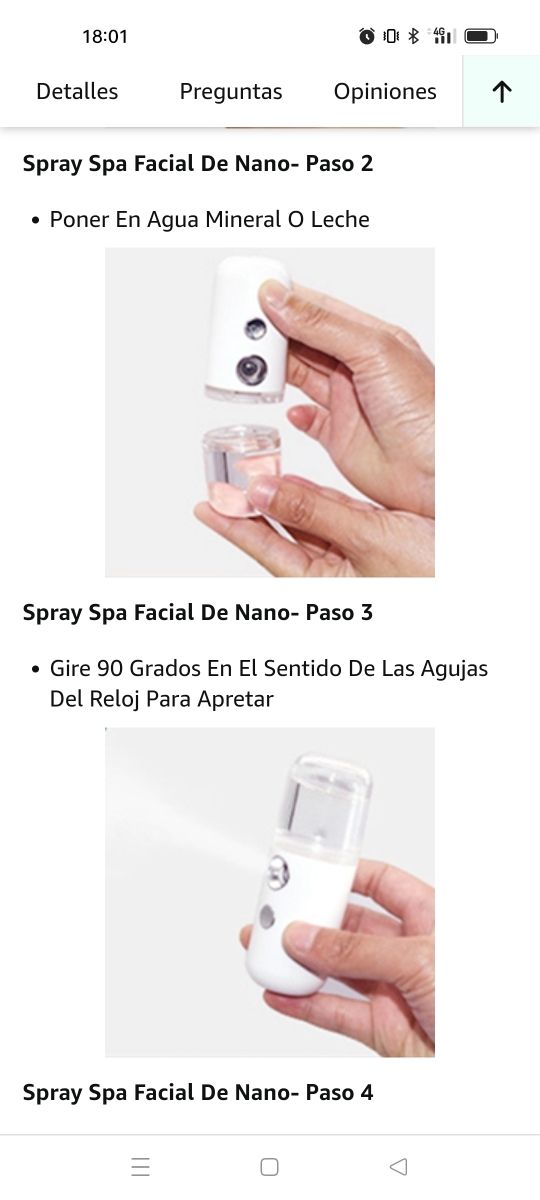 Humidificador facial
