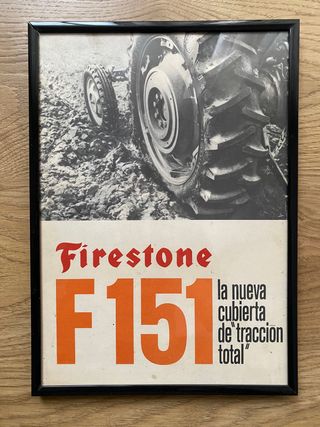 Cuadro Firestone antiguo