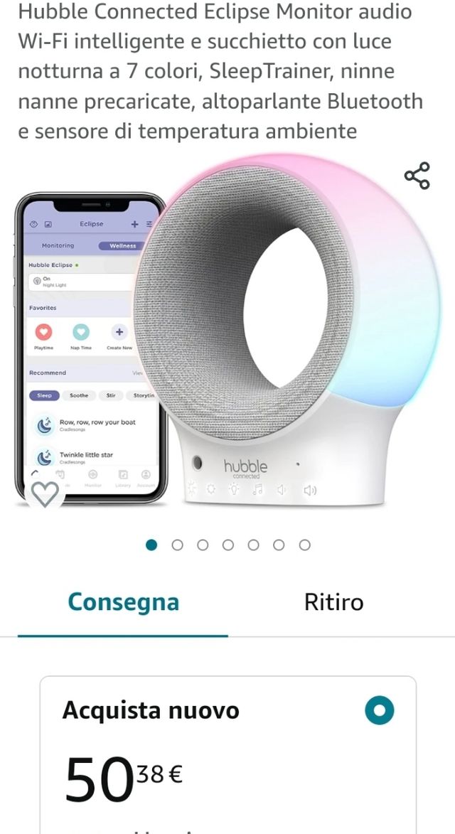Connected Eclipse Monitor audio Wi-Fi intelligente
