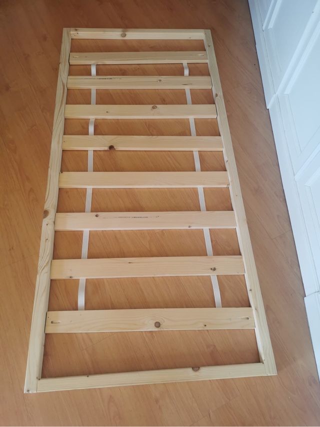 Cama Tipi Madera Natural