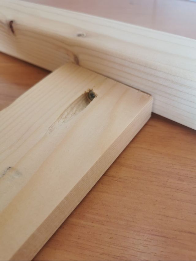 Cama Tipi Madera Natural