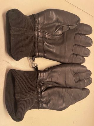 guanti da sci in vera pelle da uomo