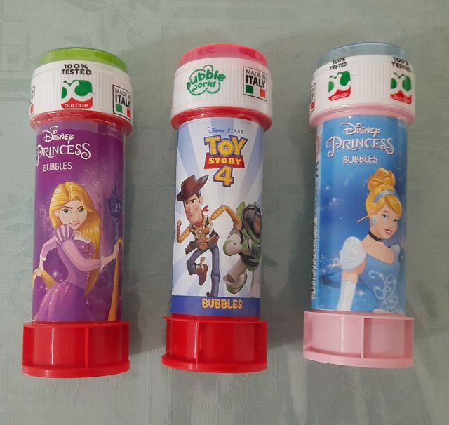 Bote de burbujas de tus personajes favoritos