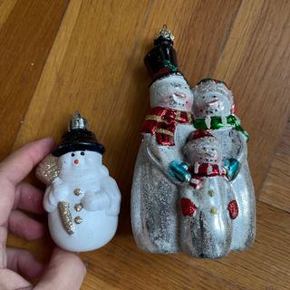 Adornos de Navidad / muñecos de nieve / vintage