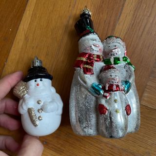 Adornos de Navidad / muñecos de nieve / vintage