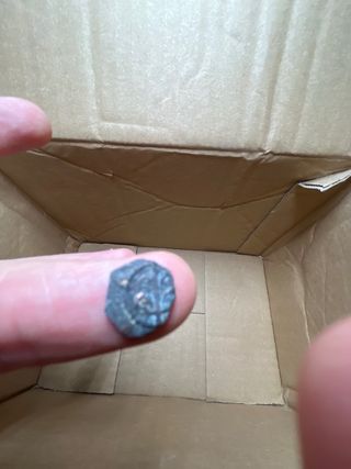 Moneda medieval antigua